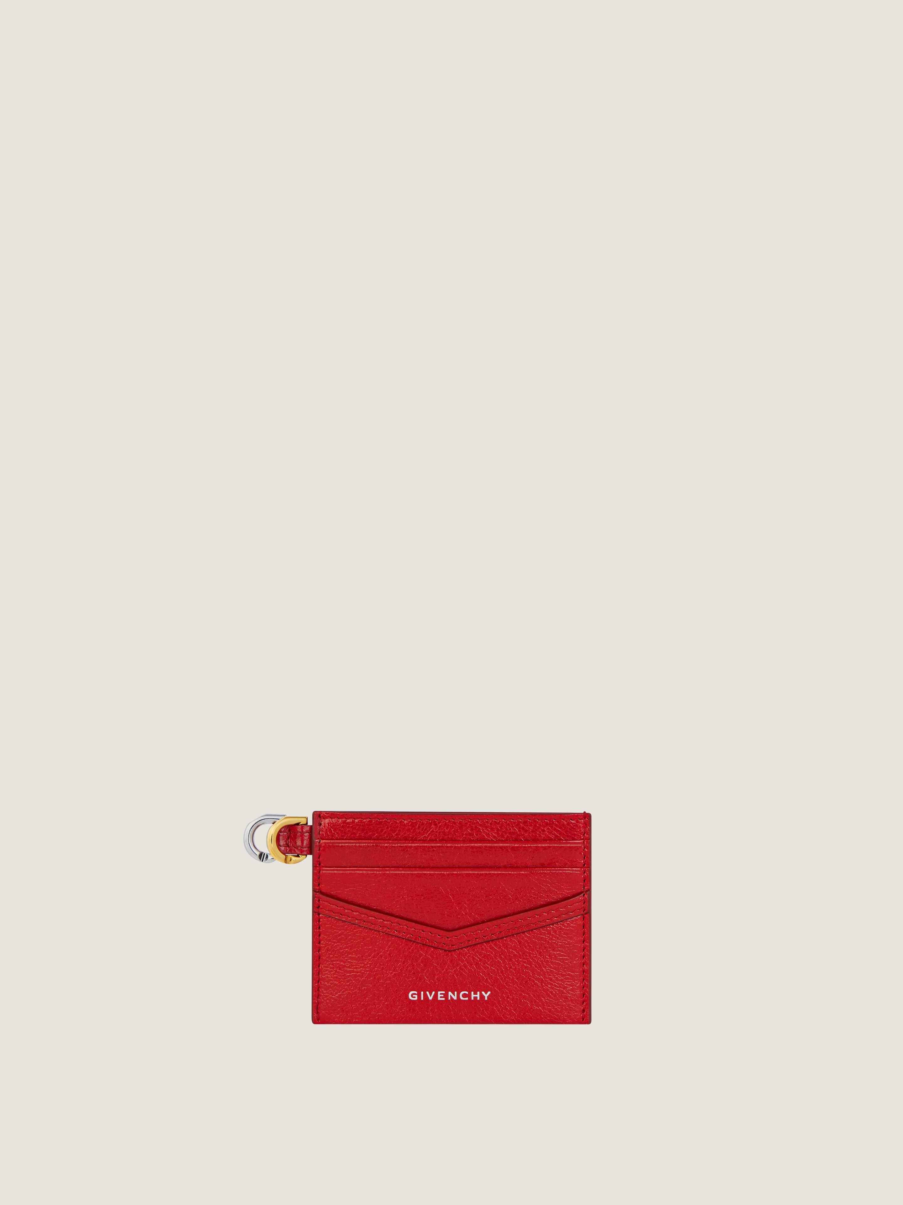 Voyou card holder in leather
